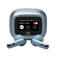 JBL Live Flex 3 - Blue - True wireless noise-cancelling open-stick earbuds - Hero